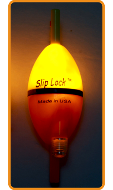 Slip Lock Lighted Bobber inside lighted