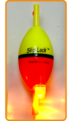 Slip Lock Lighted Bobber bottom lighted