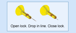 6 Pcs Slip Knot Looper Bobber Stops Durable Red Braided String