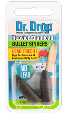 Dr. Drop Fishing Bullet Sinkers